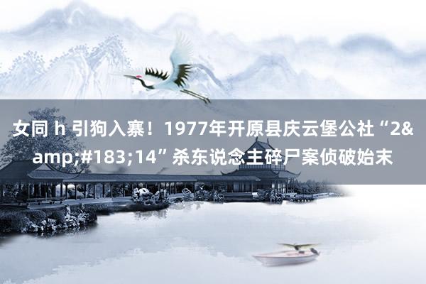 女同 h 引狗入寨！1977年开原县庆云堡公社“2&#183;14”杀东说念主碎尸案侦破始末