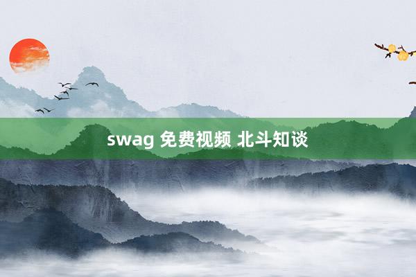 swag 免费视频 北斗知谈